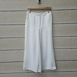 NWT Worthington wide leg pull on crop pants in Antique Ivory medium